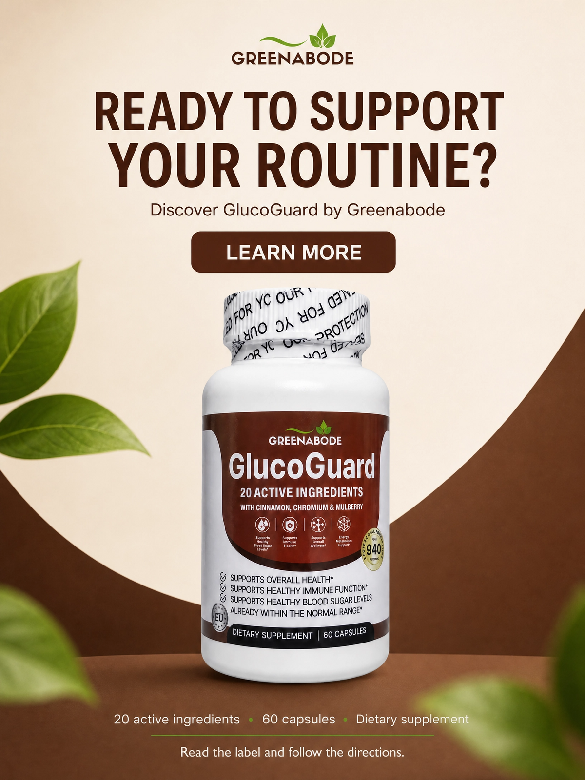 GlucoGuard Daily Wellness Supplement | Greenabode