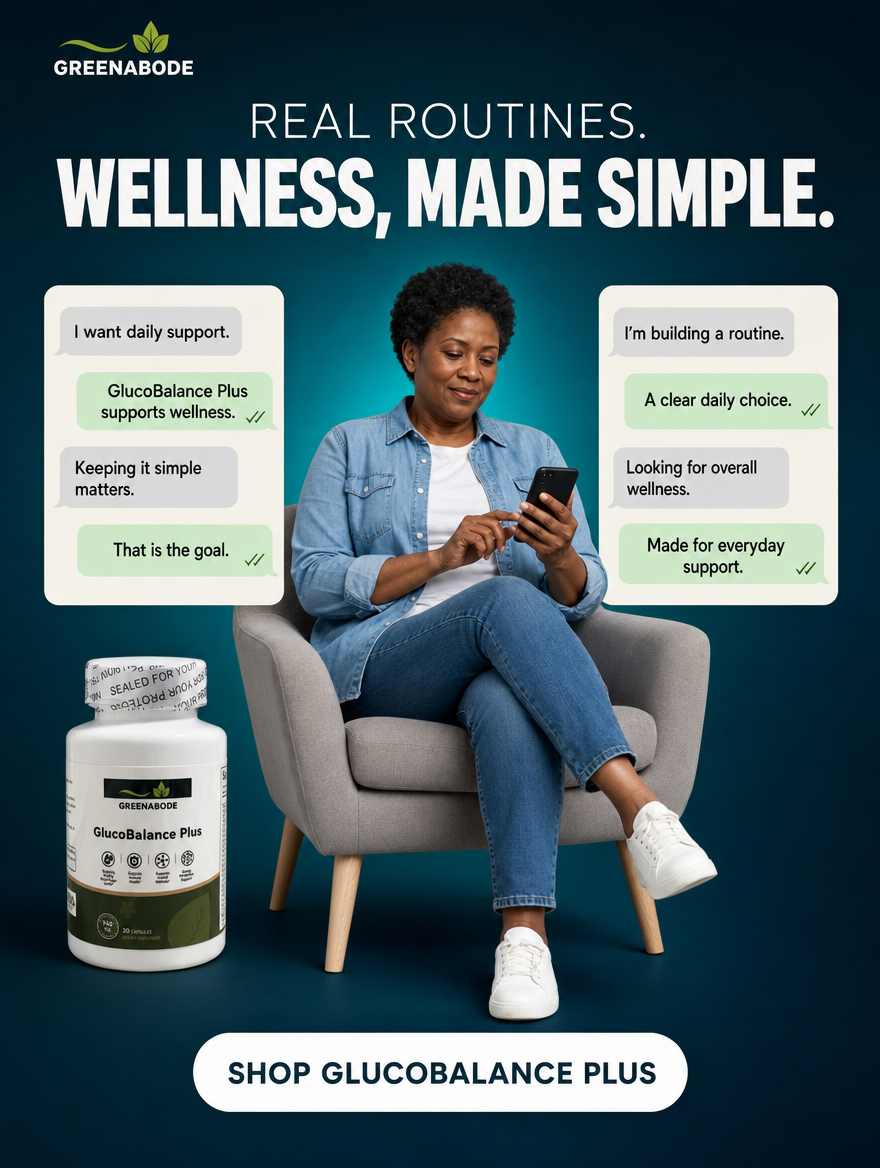 Greenabode GlucoBalance Plus – Daily Wellness Supplement with Cinnamon, Chromium & Mulberry, 30 Capsules